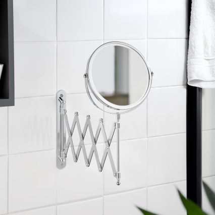 WENKO 15165100 - Kosmētikas spogulis EXCLUSIVE 19x38,5 cm spīdīgs hroms