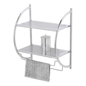 WENKO 15173100 - Plaukts EXCLUSIVE 45,5x54,5 cm spīdīgs hroms