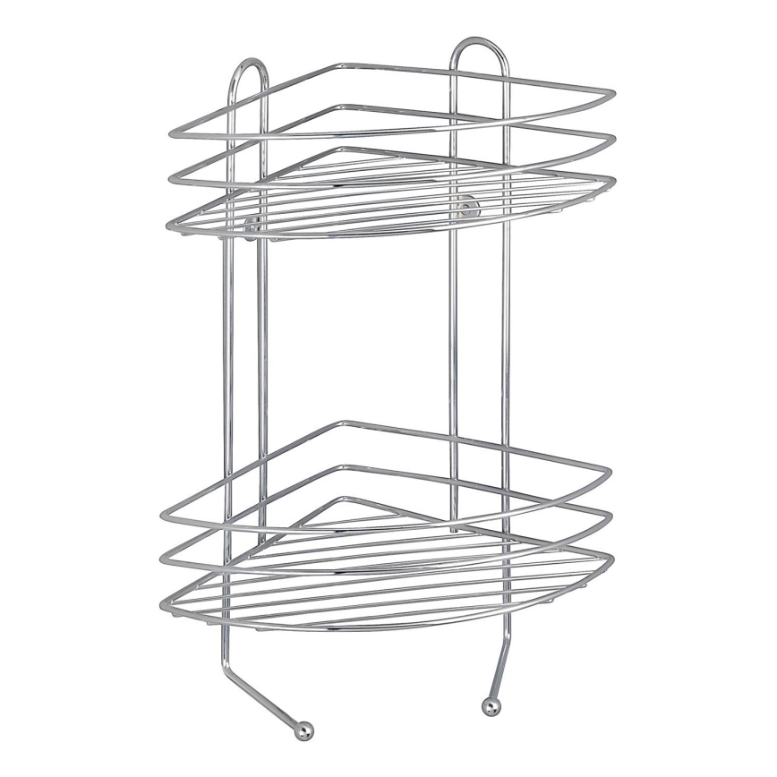 WENKO 15498100 - Stūra plaukts EXCLUSIVE 23x30,5 cm spīdīgs hroms