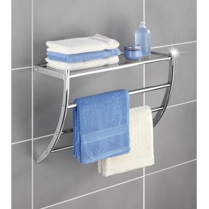 WENKO 15578100 - PESCARA dvieļu statīvs, 56 x 46 cm, spīdīgs hroms