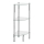 WENKO 15850100 - Plaukts YAGO 30x74 cm, nerūsējošais tērauds/sudraba/caurspīdīgs