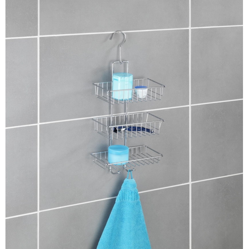 WENKO 15888100 - Plaukts NIVALA 22x50 cm spīdīgs hroms
