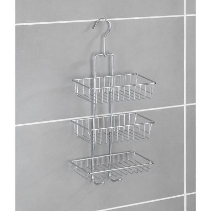 WENKO 15888100 - Plaukts NIVALA 22x50 cm spīdīgs hroms