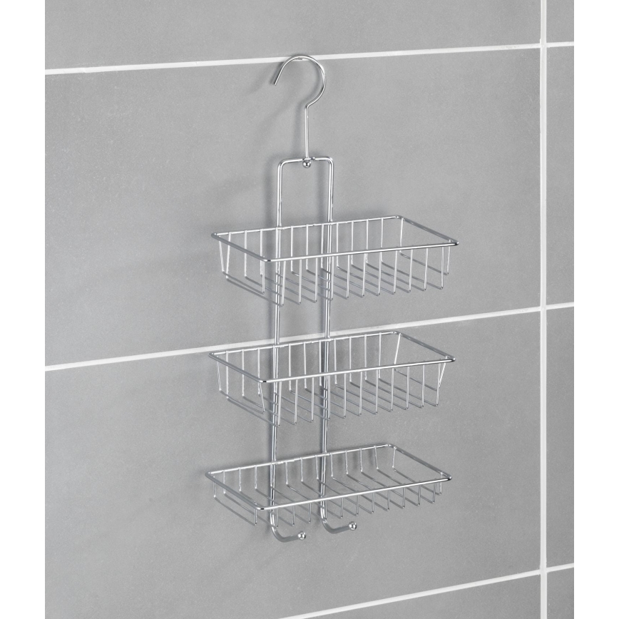 WENKO 15888100 - Plaukts NIVALA 22x50 cm spīdīgs hroms