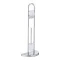 WENKO 16608100 - WC birste COSENZA 33x84 cm, spīdīgs hroms/satīns