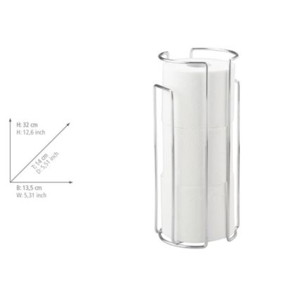 WENKO 16825100 - Tualetes papīra turētājs MILANO 13,5x32 cm spīdīgs hroms