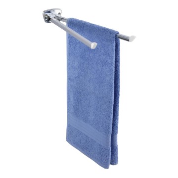 WENKO 17875100 - Dvieļu turētājs BASIC 42x8 cm nerūsējošais tērauds/sudraba