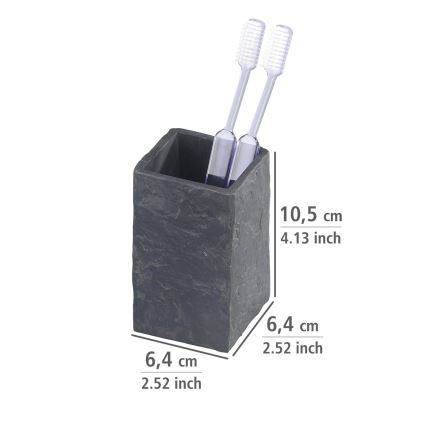 WENKO 17920100 - Krūzīte SLATE ROCK 6,4x10,5 cm antracīts