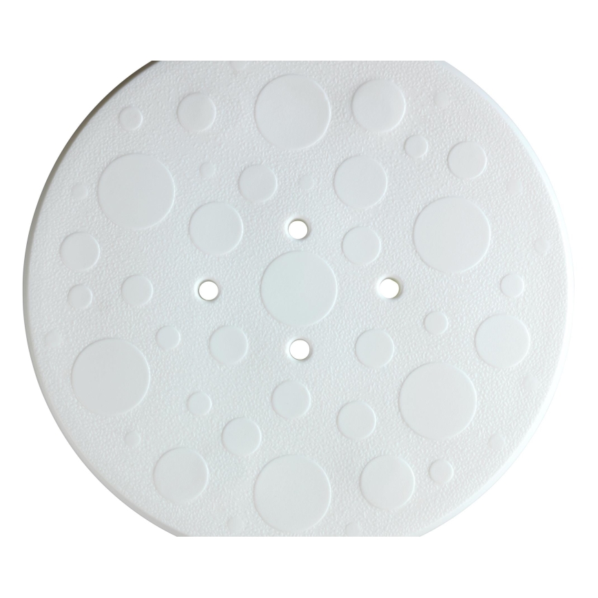 WENKO 1792921100-Taburete SECURA 45,5x45,5 cm balta/sudraba/pelēka