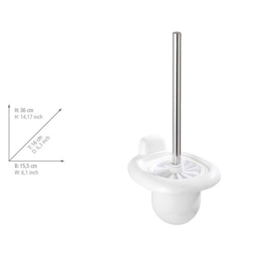 WENKO 17947100 - WC birste PURE 15,5x36 cm balta