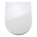 WENKO 18396100-WC tualetes sēdeklis PALMA 46,5x35,7 cm balts/sudraba