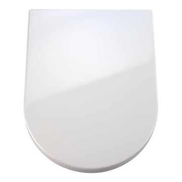WENKO 18396100-WC tualetes sēdeklis PALMA 46,5x35,7 cm balts/sudraba