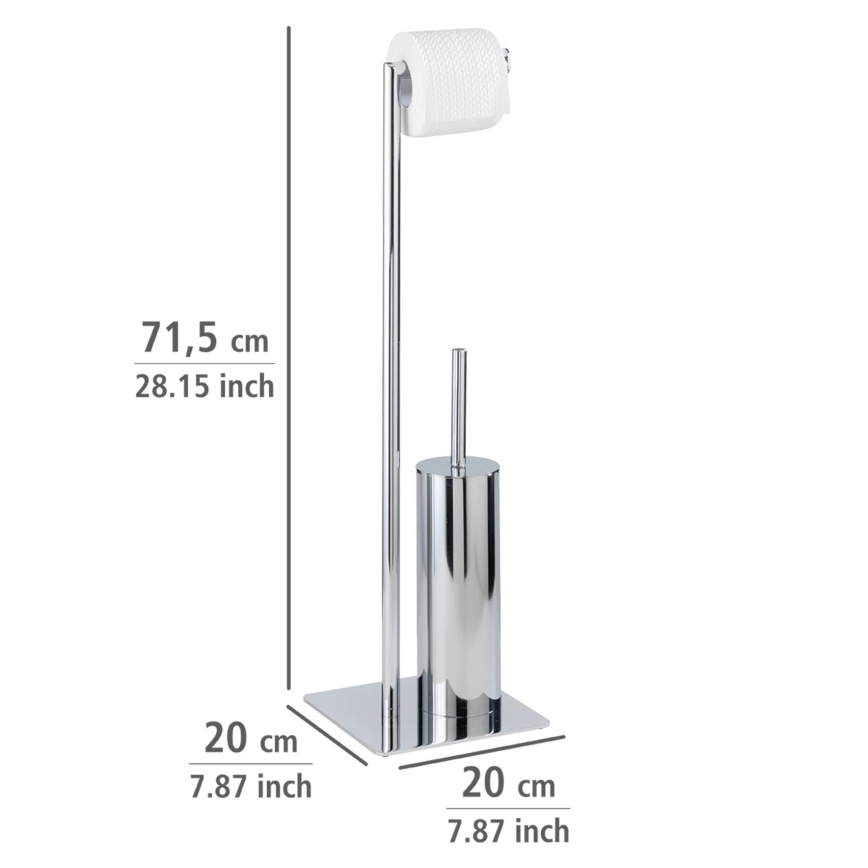 WENKO 18562100 - WC birste RECCO 20x71,5 cm spīdīgs hroms