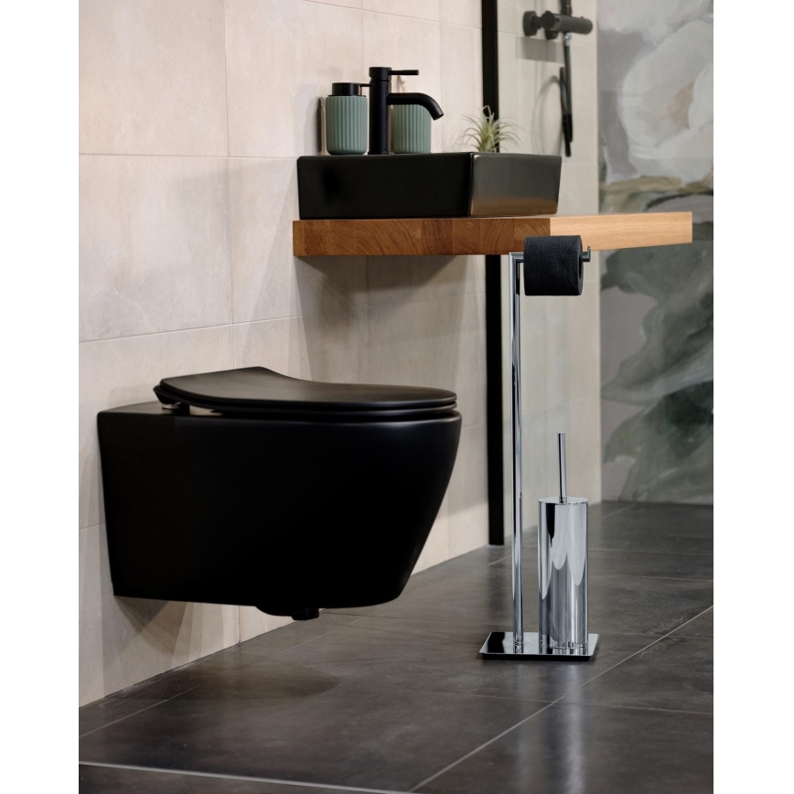 WENKO 18562100 - WC birste RECCO 20x71,5 cm spīdīgs hroms