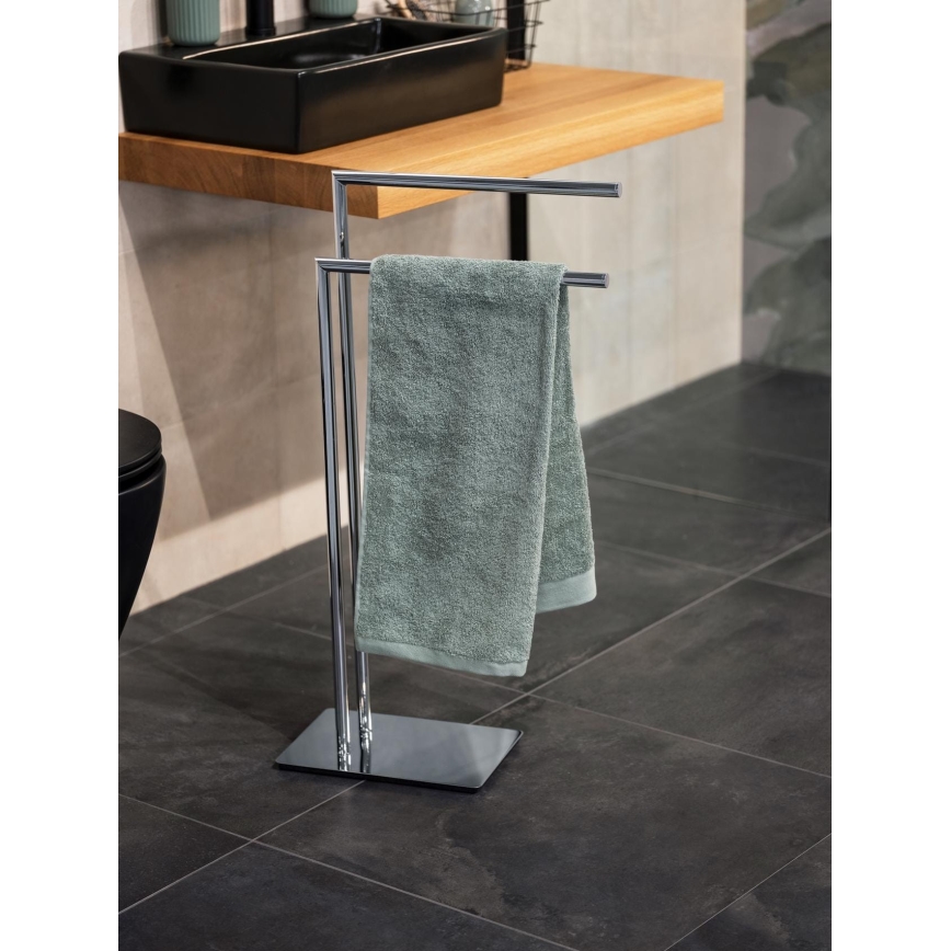 WENKO 18563100 - Dvieļu statīvs RECCO 48x80,5 cm spīdīgs hroms