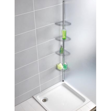 WENKO 18596100-Stūra elements PREA 28x200 cm nerūsējošais tērauds/spīdīgs hroms
