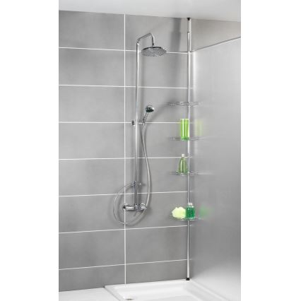 WENKO 18596100-Stūra elements PREA 28x200 cm nerūsējošais tērauds/spīdīgs hroms