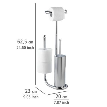 WENKO 18730100 - WC birste UNIVERSALO 20x62,5 cm spīdīgs hroms