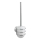 WENKO 18768100 - WC komplekts TURBO-LOC, apaļš tērauds, 10x37,5 cm, spīdīgs hroms/balts