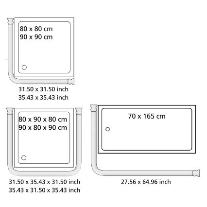 WENKO 19214100 - Stienis UNIVERSAL 2x2 cm balts