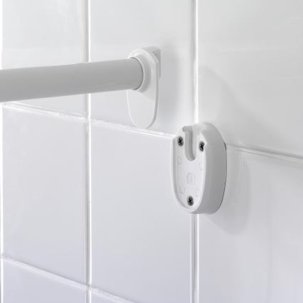 WENKO 19216100 - Stieņa turētājs UNIVERSAL 2,5x2,5 cm balts