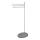 WENKO 19493100 - Dvieļu statīvs PEBBLE STONE 38x84 cm spīdīgs hroms/gaiši pelēks
