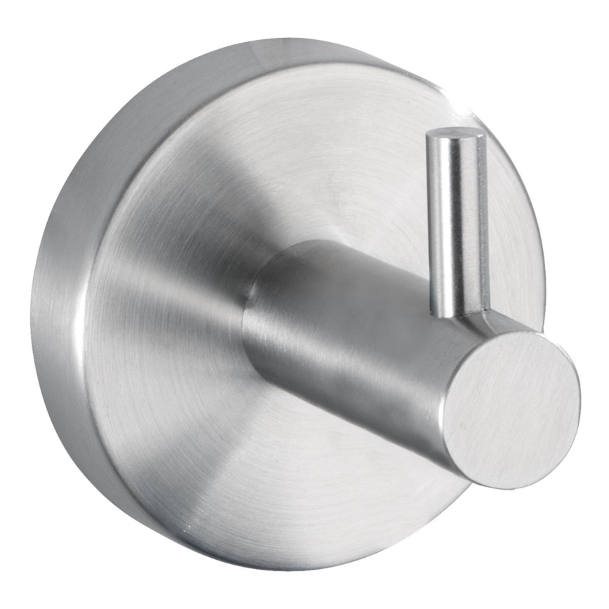 WENKO 19621100 - Āķis BOSIO MATT 5,5x5,5 cm nerūsējošā tērauda/sudraba
