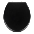 WENKO 20077100-WC sēdeklis PRIMA 37x41 cm melns/sudraba