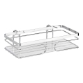 WENKO 20409100-Plaukts PREMIUM no nerūsējošā tērauda, 24x13,5 cm, nerūsējošais/sudraba