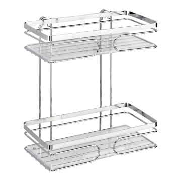 WENKO 20410100 - Premium plaukts no nerūsējošā tērauda, 24 x 27 cm, sudraba