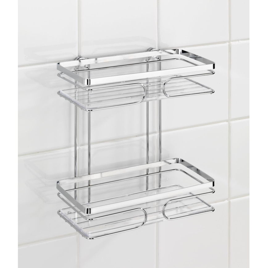 WENKO 20410100 - Premium plaukts no nerūsējošā tērauda, 24 x 27 cm, sudraba
