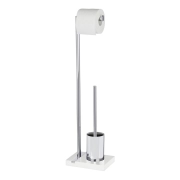 WENKO 20486100 - WC birste NOBLE 20x74 cm hromēta/balta
