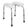WENKO 206051100-Taburete SECURA 46x53,5 cm balta/sudraba