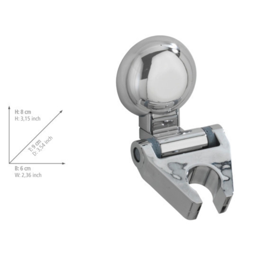 WENKO 20619100-Dušas turētājs FIORINA 6x9 cm spīdīgs hroms