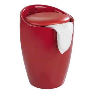 WENKO 20624100 - Taburete CANDY 36x50,5 cm sarkana/melna