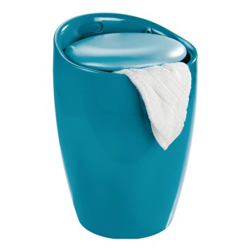 WENKO 20625100 - Taburete CANDY 36x50,5 cm tirkīza/melnā