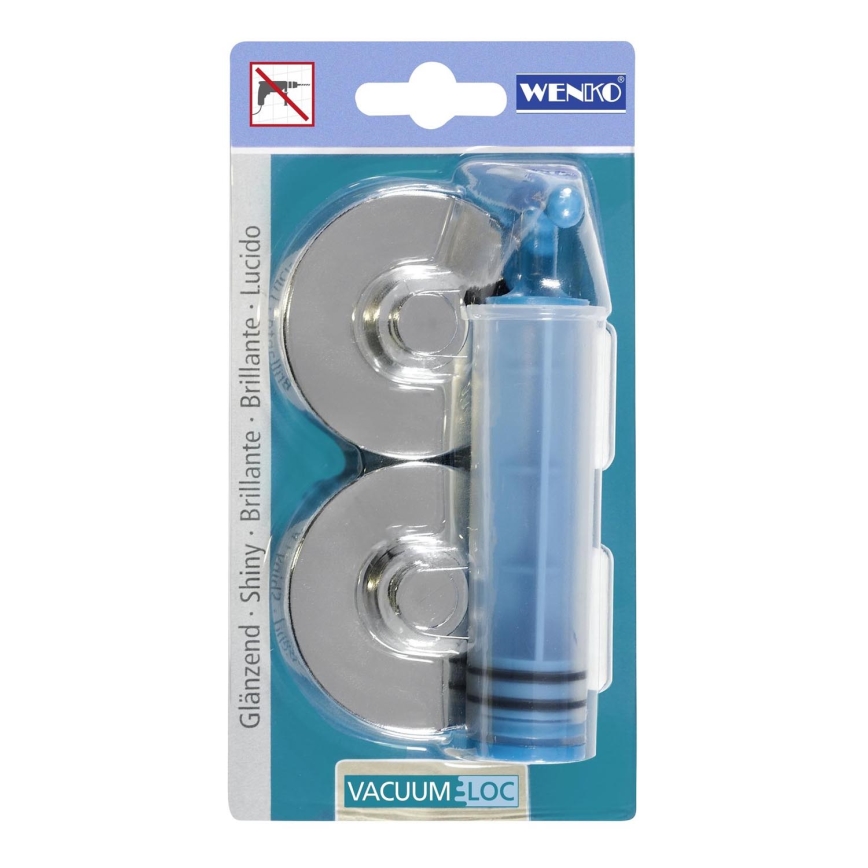 WENKO 20643100 – Adapteris CLA+PREM+STYLE AD VL 6x2,8 cm spīdīgs hroms