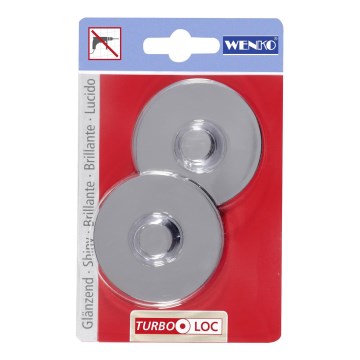 WENKO 20646100-Adapteris CLA+PREM+STYLE AD TL 6x1,4 cm spīdīgs hromējums