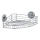 WENKO 20887100 - plaukts VACUUM-LOC RUND STAH 31x22,5 cm spīdīgs hroms