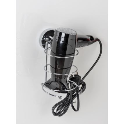 WENKO 20896100-Fēna turētājs VACUUM-LOC MILAZZO 12x17 cm spīdīgs hroms
