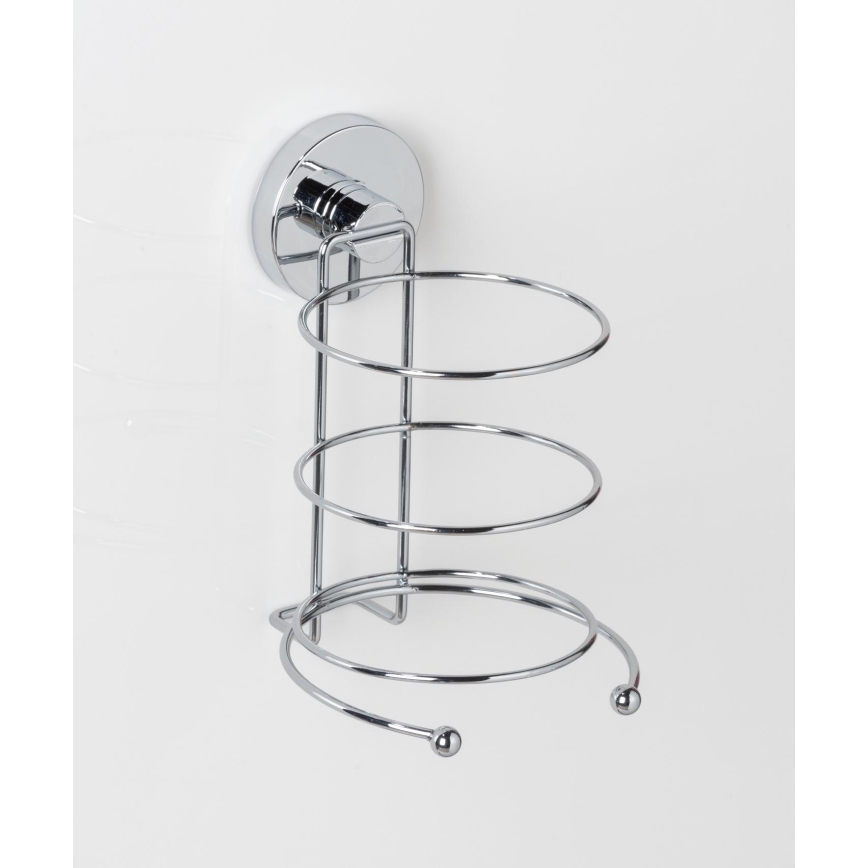 WENKO 20896100-Fēna turētājs VACUUM-LOC MILAZZO 12x17 cm spīdīgs hroms