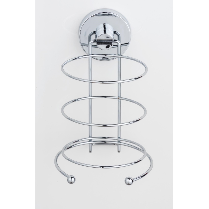 WENKO 20896100-Fēna turētājs VACUUM-LOC MILAZZO 12x17 cm spīdīgs hroms