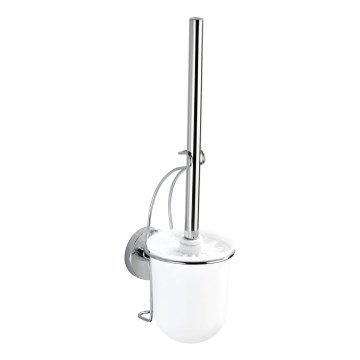 WENKO 20898100-WC birste VACUUM-LOC MILAZZO 10x34 cm nerūsējošais tērauds/pulēts hroms/balts