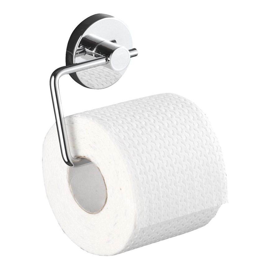 WENKO 20899100-Tualetes papīra turētājs VACUUM-LOC MILAZZO 13x10,5 cm spīdīgs hroms