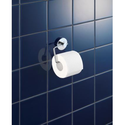 WENKO 20899100-Tualetes papīra turētājs VACUUM-LOC MILAZZO 13x10,5 cm spīdīgs hroms