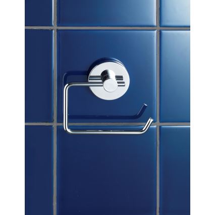 WENKO 20899100-Tualetes papīra turētājs VACUUM-LOC MILAZZO 13x10,5 cm spīdīgs hroms