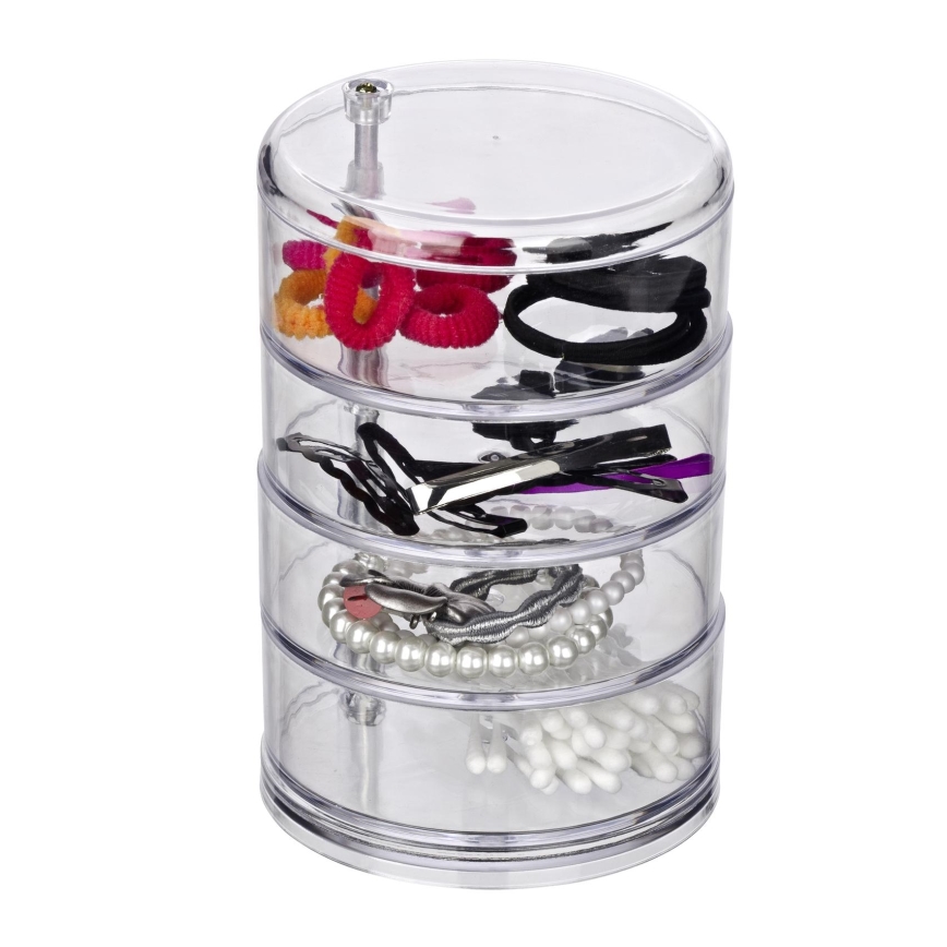 WENKO 20990100 - Organizators TOWER 11,5x17,5 cm caurspīdīgs