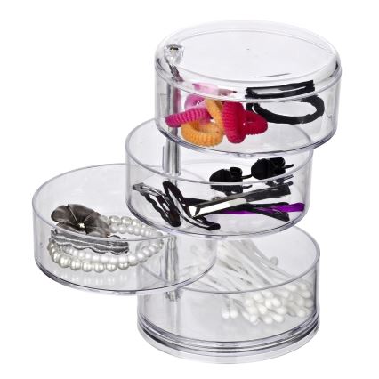 WENKO 20990100 - Organizators TOWER 11,5x17,5 cm caurspīdīgs