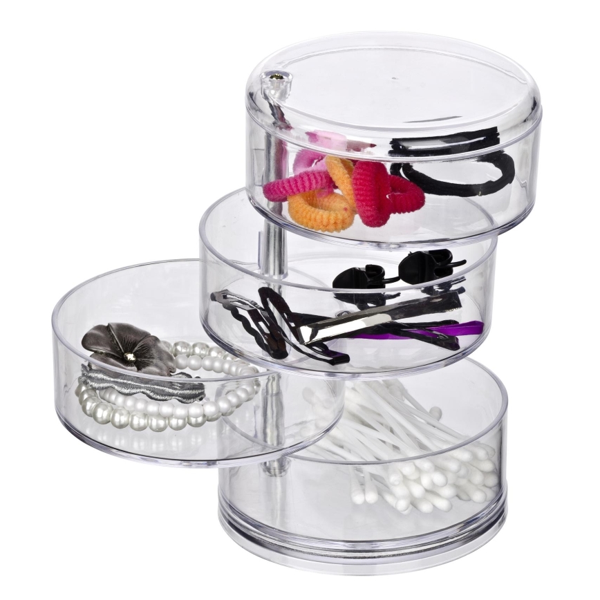 WENKO 20990100 - Organizators TOWER 11,5x17,5 cm caurspīdīgs