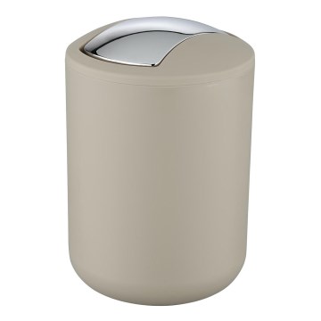 WENKO 21221100 - Miskaste BRASIL 14x21 cm bēša/spīdīgs hroms
